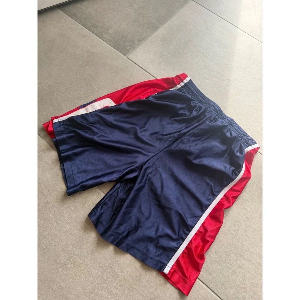 Vintage Dazzle Y2K Adidas Mens Cleveland Cavaliers Basketball Shorts Navy Red M